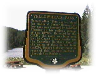 am Yellowhead-Pass